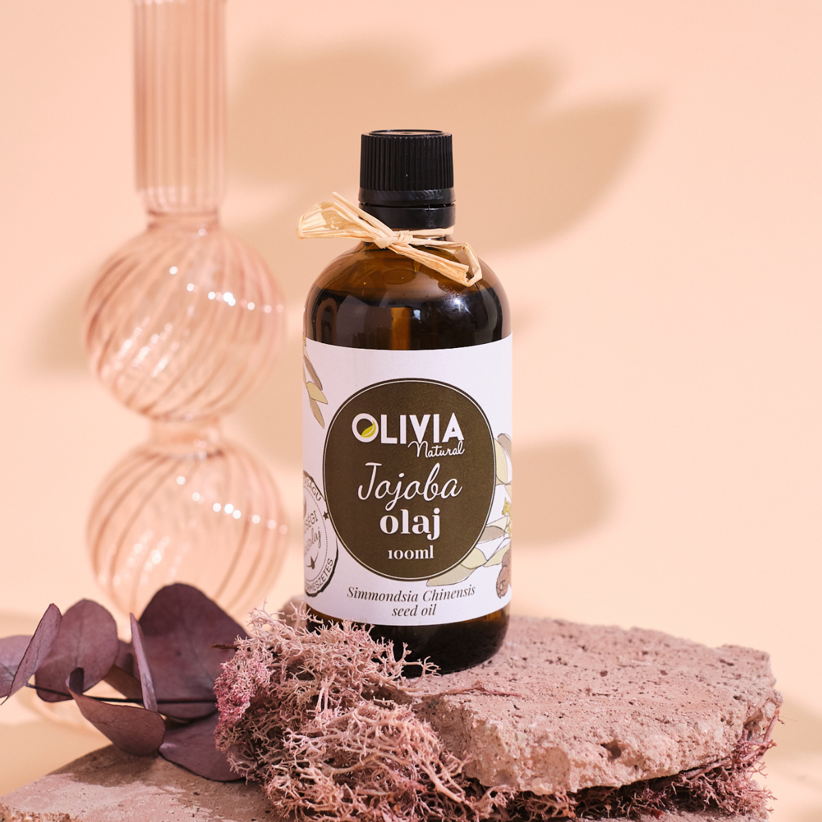 Jojoba olaj, 100%-os tisztaságú, finomítatlan bőrápoló olaj